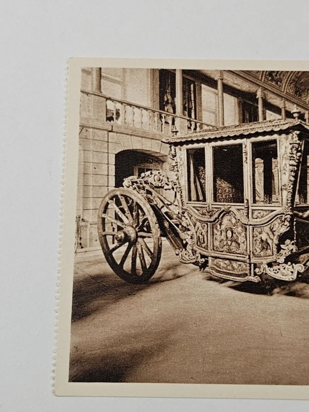 Late XVII Century French Coach Postcard
